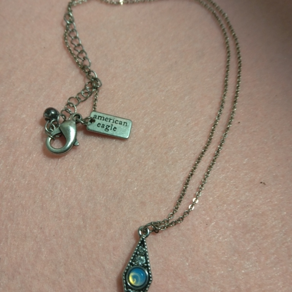 American Eagle Outfitters Silver Pendant Necklace